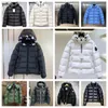 Monclair Classic Parkas Mens Fashion Puffer Jackets Top Luxury Designer Down Jacka Parka Man Epaulettes Trend Winter Warm Cotton Jackets Outdoor Outwear Coats