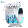 2024 7 in1 Hydrafacial Machine Small Bule Skin Care Microdermabrasion RF Face Lyft Diamond Peeling Water Jet Aqua Facial Hydra Machine Spa