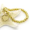 Frauen Armband Herz Armband Gold Charme Designer Armband berühmte Schmuckzubehör Geschenke