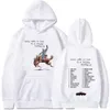 Kötü Bunny Nadie Sabe Lo Que Va A Pasar Manana Madch Hoodies Kış Erkekler Kadın Hooded Sweatshirts Hip Hop Sokak Giyim