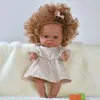 14 tum All Silicone Baby Regeneration Doll Soft Lifespan Baby Toy American Baby Regeneration Black Baby Doll Vinyl Baby Doll Toy Girl 231225