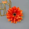 Dekorativa blommor 50st 8,5 cm Artificial Silk Chrysanthemum For Home Wedding Bouquet Decoration Diy Wreath Accessories Festival Supplies