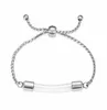 Bangle Rvs Crematie Armband Voor As Transparante Glazen Buis Urn Memorial Sieraden Mannen Dames2790970