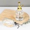 SOAP Dispenser Transparent Clear Glass Bottle Badrum Hand Sanitizer Shampoo Dusch Gel Refillable Pump Container 231222