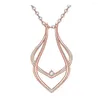 Colliers pendants Collier géométrique Collier Longueur réglable Porte-bague pour femmes Geeper Birdday Gift Fime