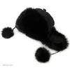 Ball Caps Breathable Hats Winter Warm Hat Non-Shedding Plush Women Ushanka Headgear