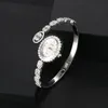 Brazalete Jankelly Nuevo AAA Zircon Elements Leaf Reloj de pulsera de cristal austriaco para fiesta de bodas Joyería de moda hecha con venta al por mayor