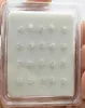 925 sterling silver Star cubic zircon Nose Stud body piercing jewelry 20pcspack1320411