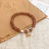 Charm Bracelets Fashion Women Girls Causal Style Color Beads Rope Jewelry For Gift