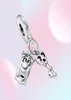 Ny ankomst 100 925 Sterling Silver Key Door Knob Dangle Charm Fit Original European Charm Armband Fashion Jewelry Accessories2254905