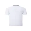 Camiseta de grife de camiseta masculina camisa pólo verão novo respirável luxo colarinho de pólo de luxo para esportes esportivos de corrida externa camisa de mangas curtas de mangas curtas