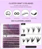 DIY Individual Faux Mink Lash 40D-0.07D-9-16Mm Mix 240 Clusters False 30D 40D Lashes Cluster Eyelash Extensions 161