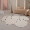 Sala de estar tapete grande área decoração para casa minimalismo moderno fofo peludo confortável tapete anti deslizamento bonito mesa café 231225