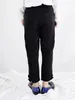 Men's Pants Beautiful Black Casual Slim Four-button Cuffs Youth Fashion City Trend Harlem