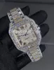 orologio da uomo di lusso movimento orologi per uomo orologio ghiacciato orologio moissanite orologio da polso orologi meccanici automatici di design orologio con diamanti di alta qualità montre 0031