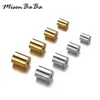 100 stuks slot 4 mm 6 mm 8 mm roestvrijstalen koordkralen kwastkapjes voor sieraden maken accessoires buis touw pijpconnectoren bevindingen 231225