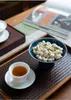 صواني الشاي صينية سيراميك مجموعة المرطبات الصينية زين جافة الفاكهة الخفيفة المعجنات المكرسة