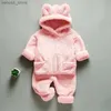 Clothing Sets Winter Velvet Clothes Ear Fleece Sweater Pants Baby Boy Newborn Set