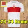 23 24 VFB Stuttgart 축구 유니폼 2023 2024 홈 어웨이 Kalajdzic Silas Gonzalea Mangala 축구 셔츠 키트 Didavi Maillots de Foot Away Third