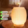 Humidificateurs Lanterne créative Aromathérapie Humidificateur d'air USB Diffuseur d'huile essentielle d'arôme ultrasonique électrique avec veilleuse LED colorée