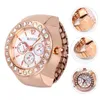 Wristwatches Elastic Finger Ring Watch Quartz Casual Fashion