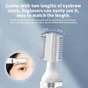 Epilator Anlan Electric Eyebrow Trimmer Schmerzloses Augenbrauen Rasierminder mini tragbares Shaper -LED -Licht Gesichtsbehälter Haarentferner Epilator Make -up -Werkzeuge