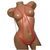 Sexy Set Candy Cereries Bandagem Mulheres Extreme Y EROTIC Micro Bikini Aberto Croth Lingerie Roupa Desenhos de Roupa ROPE GSTRING S181 DROP DISTRIMENTO OTVMV