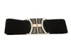 Bälten Fashionabla Wide Girdle Ladies Elastic Stretch Belt for Women 2022 Summer Drcoration Dress Black Female QZ01043204502