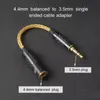 Accessories High Quality Headphone Transfer Wire 6 Core Earphone Adapter 4.4mm Female to 3.5mm Male for SONY DMPZ1 ZX300A A35 PHA2A iPhone