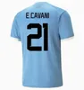 22 2023 Uruguay Fußballtrikot 22/23 L.SUAREZ E.CAVANI N.DE LA CRUZ Nationalmannschaftstrikot G.DE ARRASCAETA F.VAERDE R.ARAUJO R.BENTANCUR Fußball