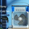 Humidifiers Portable humidifier fan air conditioner household small air cooler water-cooled portable office 3-speed adjustable fan