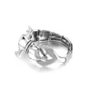 Animal gothique inoxydable Hip Hop Rock Street mignon Dolphin Polied bijoux lourd 300g argent