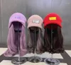 Beanieskull Caps Curly Knit Wig Cap Koreanバージョン明るいシルクの見えない取り外し可能なコールドCap4236801