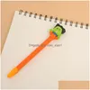 Party Favor Halloween Supplies Soft Y Ballpoint Pen Holder Ghost Festival Decoration Student Prizes Cartoon Pens Small Drop Delivery Dh4Hz