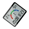 Wall Clocks Digital Clock Battery Operated With Date Temperature Humidity Sensing
