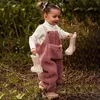 Hose 2023 Herbst Winter Kinder Mädchen warmer Plüsch Overall