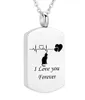 Fashion Memorial Jewelry Cremation Urn Ashes Pet Cat Pendant Stainless Steel Square Keepsake Memorial Charms Pendant1421519