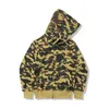 Hoodies de créateurs pour hommes zipper les vestes de requin lâche manches longues manteaux camouflage veste de haute qualité imprime