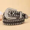 Designer 2023 BB Belt Simon Belts For Men Women Shiny Diamond Belt på Black Blue White Multicolour With Bling Rhinestones As Gift Missseller 88