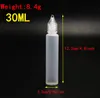 PE plastic twist cap squeeze bottle Empty Juice Needle Bottle Drip Tip 10ml 15ml 30ml Plastic Liquid Storage Squeezable Dropper