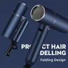 Dryers 2023 Hot Selling Professional Hair Dryer Negative Ion High Power Blue Light Foldable Electric Hair Dryer Salon Hair Tools Home