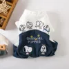 Kreskówka odzieży dla psów kawaii ubrania dla zwierząt mody Anime Jumps dla psów odzież Mały różowy kostium jesienny zima chłopcze produkty