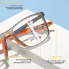 Sacchi cosmetici TR90 Anti-Blue Light Multifocal Reading Glasses da uomo Donne Progressive vicino a Eyewear Ultralight Sports Sports Excelosi