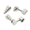 2 stile Universal Gr2 Gr2 Titanium Bildo a cupola senza cuccioli Banger Banger Nails 18mm 14mm 10mm maschio femmina 6 in 1 per le piattaforme di tacca del giardino bong di vetro