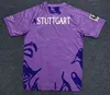 23 24 VfB Stuttgart T-shirts voor heren Zomer voetbalfan Polo's ademende stof Badge borduurwerk outdoor voetbal casual professioneel shirt