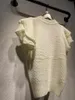 Kvinnors tröjor söta mohair flygande ruffles tröja o-hals kvinnlig stickad pullover stickor