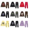 Tracksuit Men 555 Hoodie Spider Hoodies Sp5der hoodie Designer hoodies Women Running volume sp5der spider Web Letter plush hooded hoodie and pants high street set5S