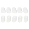 Ensemble de vaisselle 10 PCS Gargons de bec de théâtre Small Kettle Bust Wee Protectors pour silice Gel Couvre-goutte à feuille