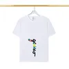디자이너 티셔츠 여름 패션 통기성 스포츠 페라가모스 122303 771468 남성 셔츠 면화 편지 인쇄 짧은 슬리브 티셔츠 크기 S-2XL