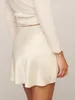 Spódnice kobiety elegancka spódnica koronkowa satynowa mini mini Y2K estetyczna odzież uliczna